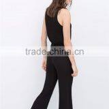 V Neck Sexy Women Blank Tank Top thumbnail-4