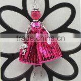 2015 Hot Fabric Doll Necklace Girls Doll Jewelry Handmade Woman Doll Necklace Jewelry thumbnail-2