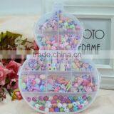 Love Heart Shaped Loose Beads Set Box Kids Fashion Beads Jewelry Acessories Acrylic Loose Beads for Children Gift thumbnail-6