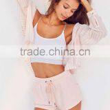 MGOO Hot Slae Sexy Hot Brushed Short Pant Women Plain Cozy-casual Sport Shorts With Angled Side Pockets thumbnail-5