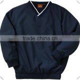 2014 High Quality Popular Designer Plain Microfiber Golf V-Neck Pullover Windshirt thumbnail-1