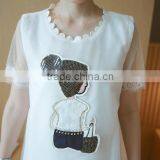 Zm51280a 2016 Cartoon Picture Pregnant Clothes Pregnant Chiffon Dress thumbnail-3