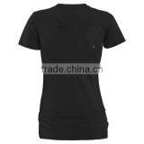 Black Basic Design T-shirts Standard Shirt for Women thumbnail-3
