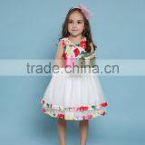 High Quality Cotton Lining Tulle Layered Flower Girl Dress thumbnail-4
