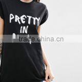 Latest Design Custom Girls T Shirt New Fashion t Shirt Word Print thumbnail-3