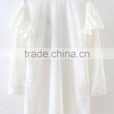 Runwaylover EY2340B 2017 Women Fashion Falbala Pure Color Blouse thumbnail-4