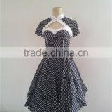 Plus Size Halloween Costume Rockabilly VINTAGE 50'S RETRO ROCKABILLY SWING DRESS Polka Dot Dress Formal Dresses Rockabilly thumbnail-2