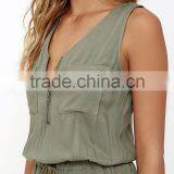 Guangzhou Supplier Fashion Green Sexy Summer Rompers Jumpsuits Women 2017 thumbnail-5