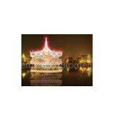 Playground Equipment Outdoor Merry Go Round, Double Decker Carouosel With 76 Horses,4 Cars thumbnail-1