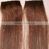 Silky Straight Clip-in/clip-on Human Hair Extension/wig/hairdressing/remi Hair