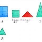 Children's Plastic Construction Blocks With Colors Megnetic Slice Puzzle Toys for Kids thumbnail-6