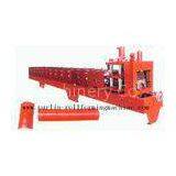 Color Steel Roof Ridge Cap Roll Forming Machine For Theatre / Garden Roofing