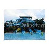 Custom 4 Lines Open Spiral Slide Aquasplash Children Water Slides thumbnail-1