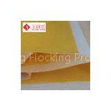 Long Velvet Arts And Crafts Fabric / Flock Knitted Fabric for Furniture or Craft