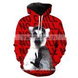 Chrismtas Gretting Dog Unisex 3D Red Sweatshirts/blue na Plus Size 3d Hoodies/ Fashioable 3d Christmas Hoodies Jacket
