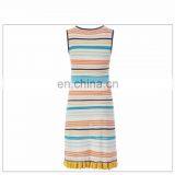 2017 New Style Women Colorful Strip Knited Dresses Pencil Skirt thumbnail-4