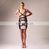 2014 Sexy Fitting Bandage Dress Spaghetti Strap Celebrity Kim Kardashian Dress thumbnail-1