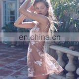 Beautiful Lace Transparent Orange White Dresses Prom Dress,lover Dress thumbnail-1