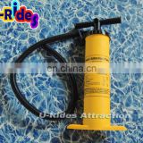 Powerful 19" Hand pump in yellow color