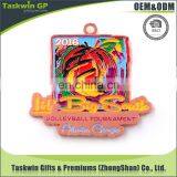 2017 Hot Sales Die Cast Gold/silver/bronze Sports Award Volleyball Medal thumbnail-2