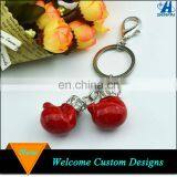 Design Your Own Colorful Enamel 18K Gold Custom Mini Boxing Gloves Keychains