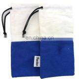 Custom Personalized Sunglasses Sleeve Sunglasses Cover Two Tone Cotton Jute Felt Microfiber Sunglasses Pouch thumbnail-4