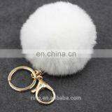 Various Colors Fashion Cute Ball Keychain Rabbit Fox Fur Pompom thumbnail-6