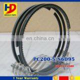 Excavator PC200-5 Diesel Engine 6D95 Piston Ring 6207-31-2500 S6D95