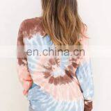LAITE T2027 Autumn Women Tie Dyed Sweatshirts Ladies' Printed Tops Plus Size Women Clothing thumbnail-7