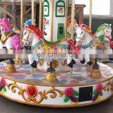 Kiddies 6 Riders Merry go Round Carousel Horse Rides Funfair Amusement Equipment for Sale thumbnail-3