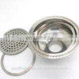 4" to 1.5" Hemispherical Reducers With Tri Clamp Filter Plate With Ring thumbnail-2