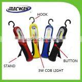 HOT Sale 3w Magnetic COB Work LED Light With Stand and Hook thumbnail-1