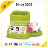 Hot Sale Cute Animal Design Pig Shape Decorative Multi Purpose Calendar Pen Holder thumbnail-2