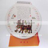 hot fashion printing advertsing custom calendar, desk calendar designs