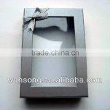 Transparent Plastic Grey Pvc Box for Gift Packing