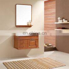 Environmental Friendly Natural Bamboo Shower Mat Non-slip Rubber Easy Drying Designed Bathroom Bamboo Floor Mat thumbnail-5
