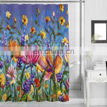 Hot Selling Fashion Printed Polyester Bath Curtain Bathroom thumbnail-3