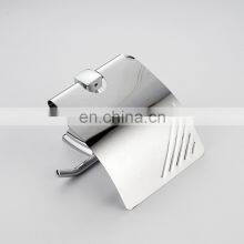 Factory Price High Quality 304 Stainless Steel Wall Mounted Chrome Toilet Paper Holder thumbnail-2