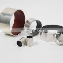 PAP 10 Steel DU Sleeve Self Lubricating Oilless Metal PTFE Bush Oil Sliding Bushing Bearing thumbnail-4