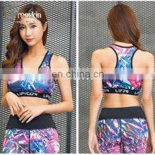 2020 Fashion Custom Printed Leggings High Waist Yoga Pants Wholesale Sexy Women Yoga Sets thumbnail-3