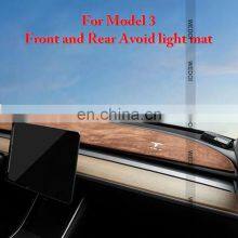 Car Dashboard Cover Mat for Tesla Model 3 2017-2022 Dash Mat Carpet Cover Non-Slip Mat Interior Auto Accessories thumbnail-2