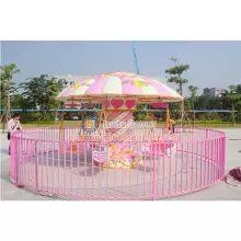 Zhongshan Tai Le Play Children's Indoor and Outdoor Small and Medium-sized Glass Steel Children's Rotating Flying Chair Colorful Flying Chair Waterproof Exemption Amusement Equipment Playground Must-have thumbnail-3