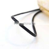 Alloy Jewelry Main Material and Chains Necklaces Nylon Leather Necklace Chain Black thumbnail-2