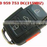 Best Quality 3 Button Remote (1J0 959 753 DC 315MHZ) for vw thumbnail-1
