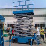 8m 500kg Excellent Quality Four Wheel Mobile Scissor Lift Platform thumbnail-4