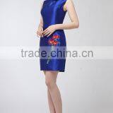Beautiful Fashion Embroidered Dress Handmade Embroidery Design in Suzhou in Hot Selling thumbnail-2