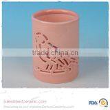 Ceramic Porcelain Cut Out Window T-light Holder thumbnail-2