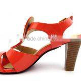 New High Heel Slingback Lady Elegant Office Sandals With Golden Button thumbnail-5