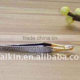 Gold and Nickel Slant Tweezer thumbnail-1