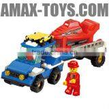 Bd-7530158 Plastic Toys Brick Intelligent Building Block Snowfield Trailer 135pcs